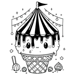 coloriage Cirque et apprentissage