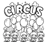 coloriage Cirque a telecharger