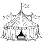 coloriage Cirque gratuit en ligne