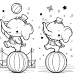coloriage Cirque de pour enfants