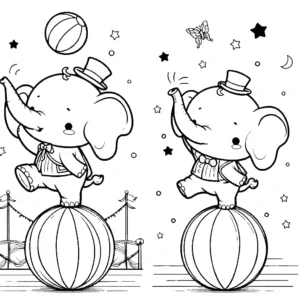 coloriage Cirque de pour enfants