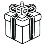 télécharger coloriage Dreidel gratuit