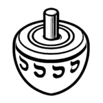 coloriage Dreidel a imprimer gratuitement