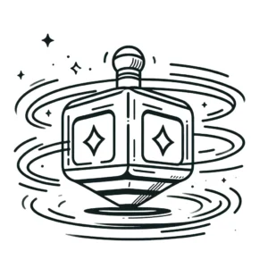 coloriage Dreidel a imprimer gratuitement
