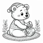 coloriage Dreidel gratuit pour enfants