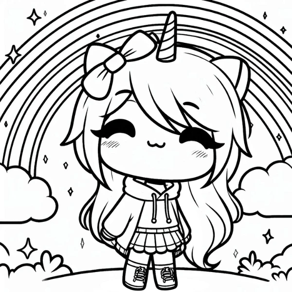 Tranh tô màu Gacha Life