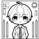 coloriage Gacha Life a dessiner en ligne