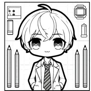 coloriage Gacha Life a dessiner en ligne