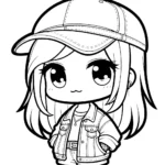 coloriage Gacha Life et decoupage