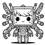 coloriage Gacha Life a telecharger