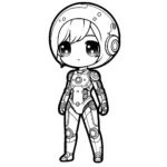 coloriage Gacha Life à imprimer pdf gratuit