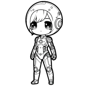 coloriage Gacha Life à imprimer pdf gratuit