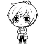 image pour coloriage Gacha Life enfant