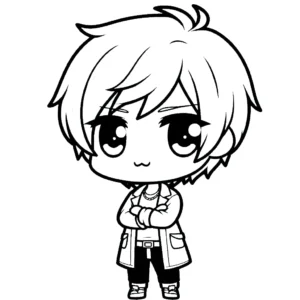 image pour coloriage Gacha Life enfant