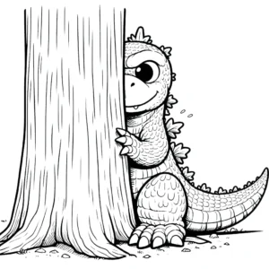 coloriage Godzilla à imprimer pdf gratuit
