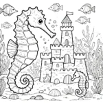 coloriage Hippocampe a dessiner et imprimer