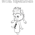 coloriage Hôtel Transylvanie à imprimer pour enfant de 10 ans