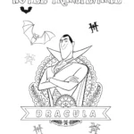 coloriage Hôtel Transylvanie à imprimer gratuitement pdf