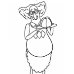 coloriage Hôtel Transylvanie pour enfant