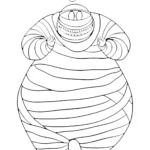 coloriage Hôtel Transylvanie pour enfant de 5 ans
