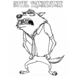 coloriage Hôtel Transylvanie gratuit