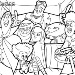 imprimer coloriage Hôtel Transylvanie