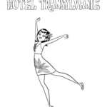 coloriage Hôtel Transylvanie a telecharger