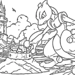 coloriage Mewtwo gratuit a imprimer