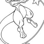 coloriage Mewtwo en ligne