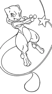 coloriage Mewtwo en ligne
