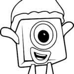 coloriage Numberblocks pour enfants à télécharger