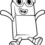 coloriage Numberblocks pour enfants à imprimer