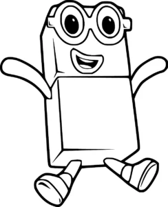 coloriage Numberblocks pour enfants à imprimer