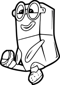 coloriage Numberblocks gratuit