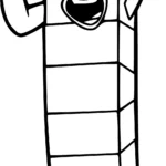 coloriage Numberblocks gratuit