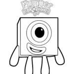 coloriage Numberblocks pour enfant à imprimer