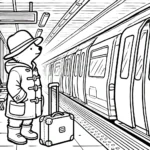 coloriage Paddington à imprimer pour enfant de 9 ans