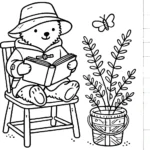 coloriage Paddington de pour enfants