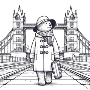 télécharger coloriage Paddington gratuit