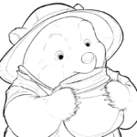 coloriage Paddington pour enfants a imprimer