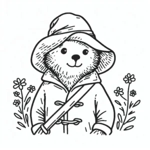 coloriage Paddington d