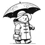 coloriage Paddington pour enfants à télécharger