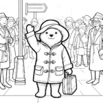 imprimer coloriage Paddington pour enfant
