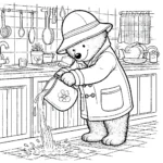 coloriage Paddington pour enfants à imprimer
