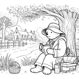 imprimer coloriage Paddington pour enfant