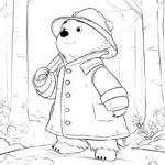 coloriage Paddington gratuit à imprimer
