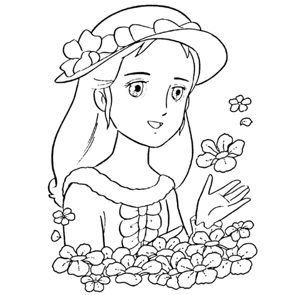 Tranh tô màu Princesse Sarah