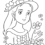 coloriage Princesse Sarah d