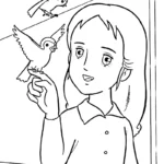 imprimer coloriage Princesse Sarah gratuit