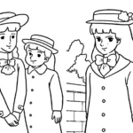 coloriage Princesse Sarah à imprimer pour enfant de 8 ans